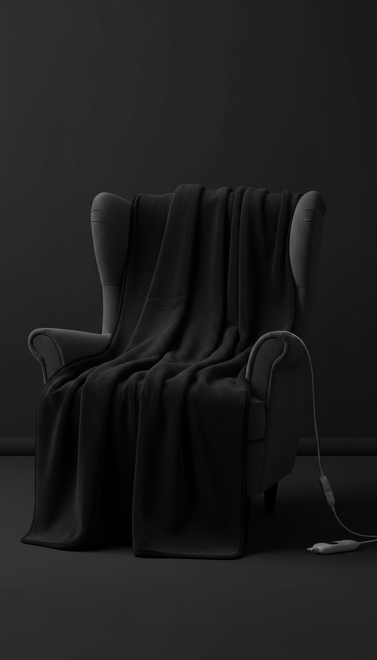 Heizdecke Schwarz